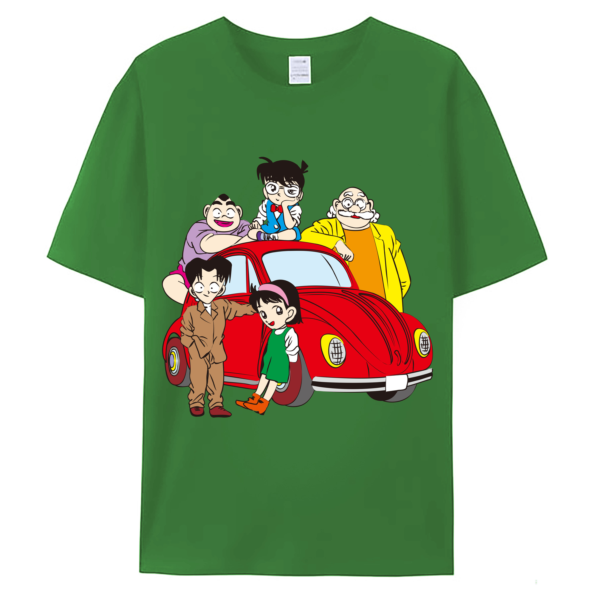 （画像用） 名探偵コナン Detective Conan レディースカジュアルプリントTシャツ（綿100％）